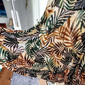 IOLANI Maxi One Shoulder Swing Dress Large